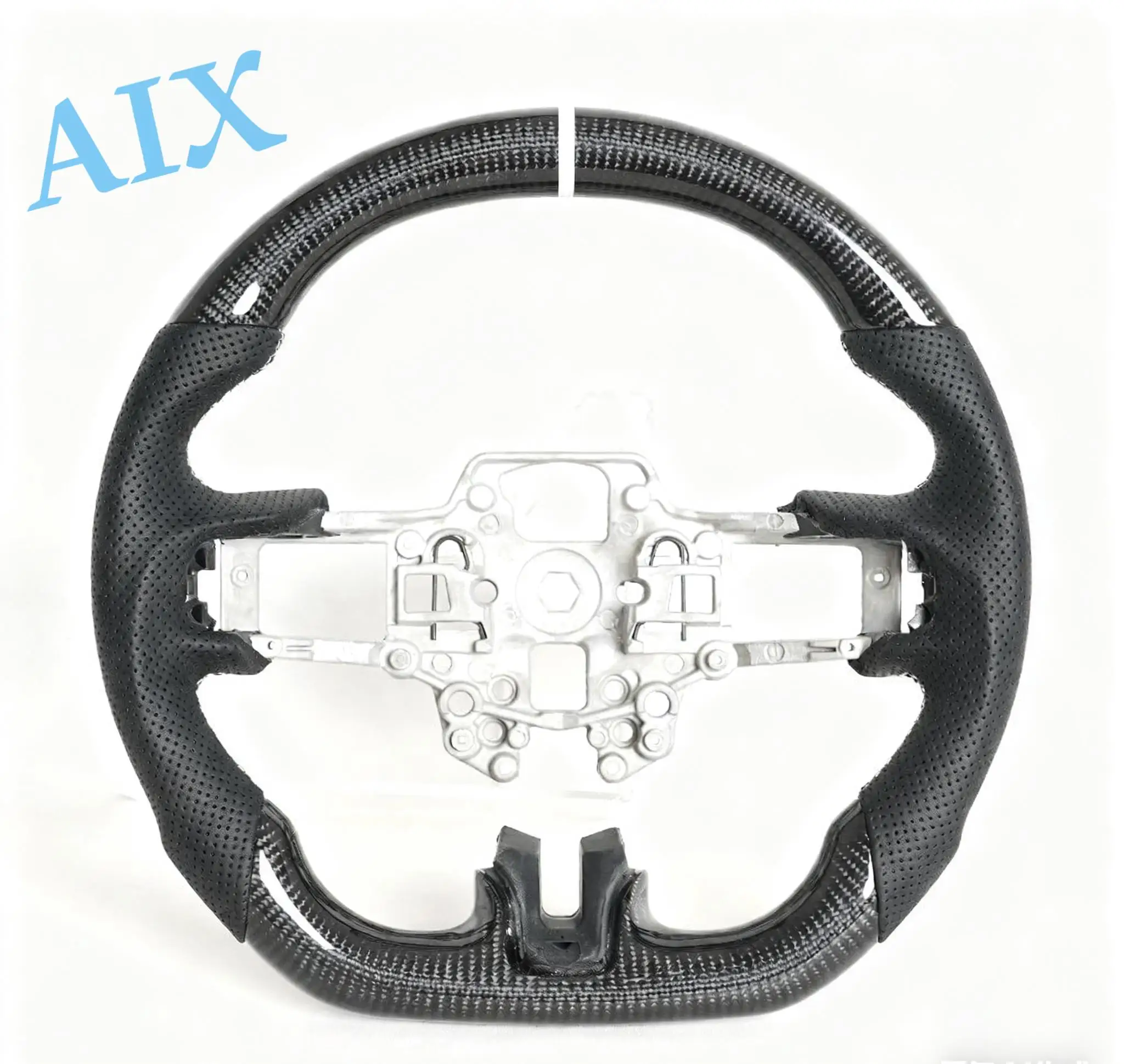 Руль из настоящего углеродного волокна для Mustang Ecoboost GT 2018-2023, оранжевая/белая линия, перфорированная кожа
Руль из настоящего углеродного волокна для Mustang Ecoboost GT 2018-2023, оранжевая/белая линия, перфорированная кожа