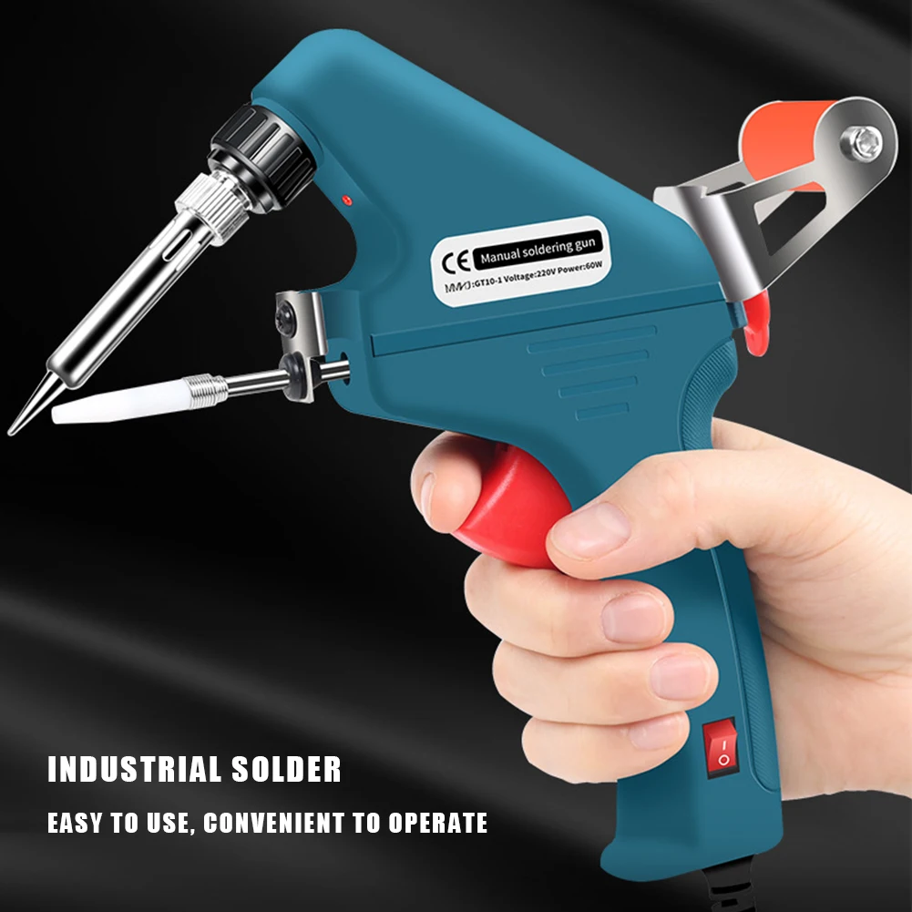 60W Automatic Tin Feeding Welding Machine with Indicator Light One Handed Operation Energy Saving for Electrical Repairs
60W Automatic Tin Feeding Welding Machine with Indicator Light One Handed Operation Energy Saving for Electrical Repairs