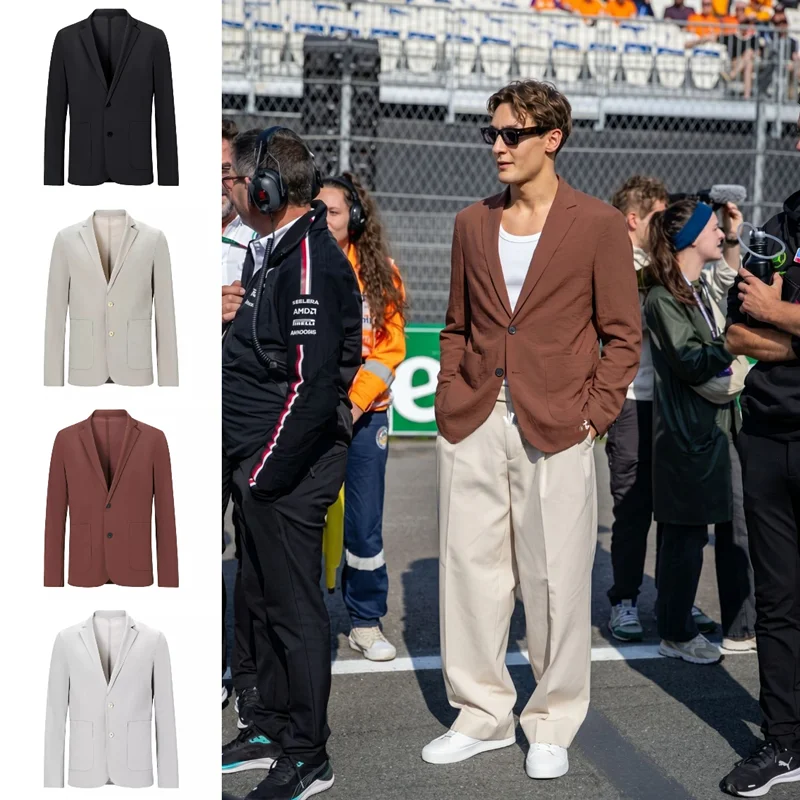 Lightweight Stylish Breathable Spring Summer Men's Business Casual Suit Jacket Elastic Comfortable Nylon Polyester Blend
Lightweight Stylish Breathable Spring Summer Men's Business Casual Suit Jacket Elastic Comfortable Nylon Polyester Blend