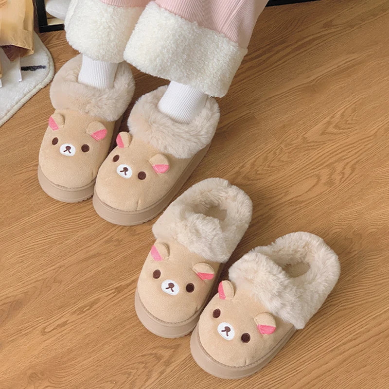 Хлопковые тапочки Rilakkumas с героями мультфильмов, женская домашняя обувь, зимние домашние тапочки, Нескользящая теплая домашняя плюшевая обувь, напольная обувь, подарок
Хлопковые тапочки Rilakkumas с героями мультфильмов, женская домашняя обувь, зимние домашние тапочки, Нескользящая теплая домашняя плюшевая обувь, напольная обувь, подарок