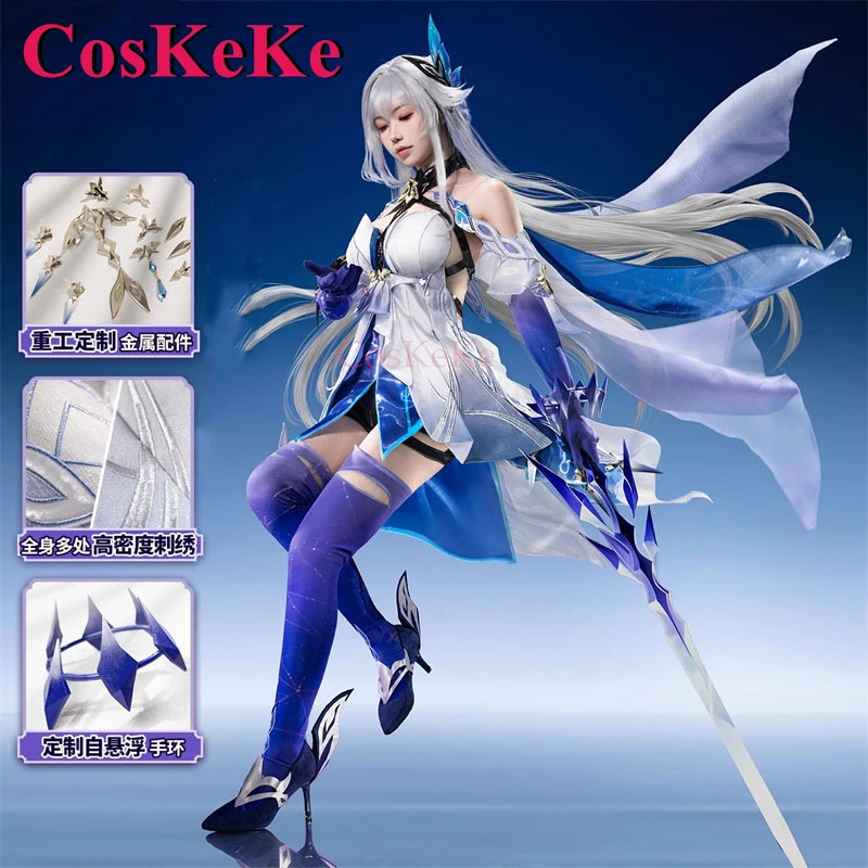 CosKeKe Skirk Game Genshin Impact костюмы для косплея элегантная великолепная боевая форма полный комплект одежда для ролевых игр и вечеринок
CosKeKe Skirk Game Genshin Impact костюмы для косплея элегантная великолепная боевая форма полный комплект одежда для ролевых игр и вечеринок
