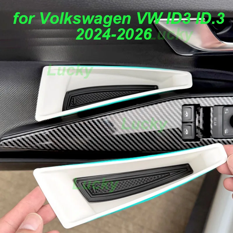 Ящик для хранения дверных ручек автомобиля для Volkswagen VW ID3 ID.3 2024-2026, слот для дверной панели, водонепроницаемый ящик для хранения, аксессуары для интерьера
Ящик для хранения дверных ручек автомобиля для Volkswagen VW ID3 ID.3 2024-2026, слот для дверной панели, водонепроницаемый ящик для хранения, аксессуары для интерьера