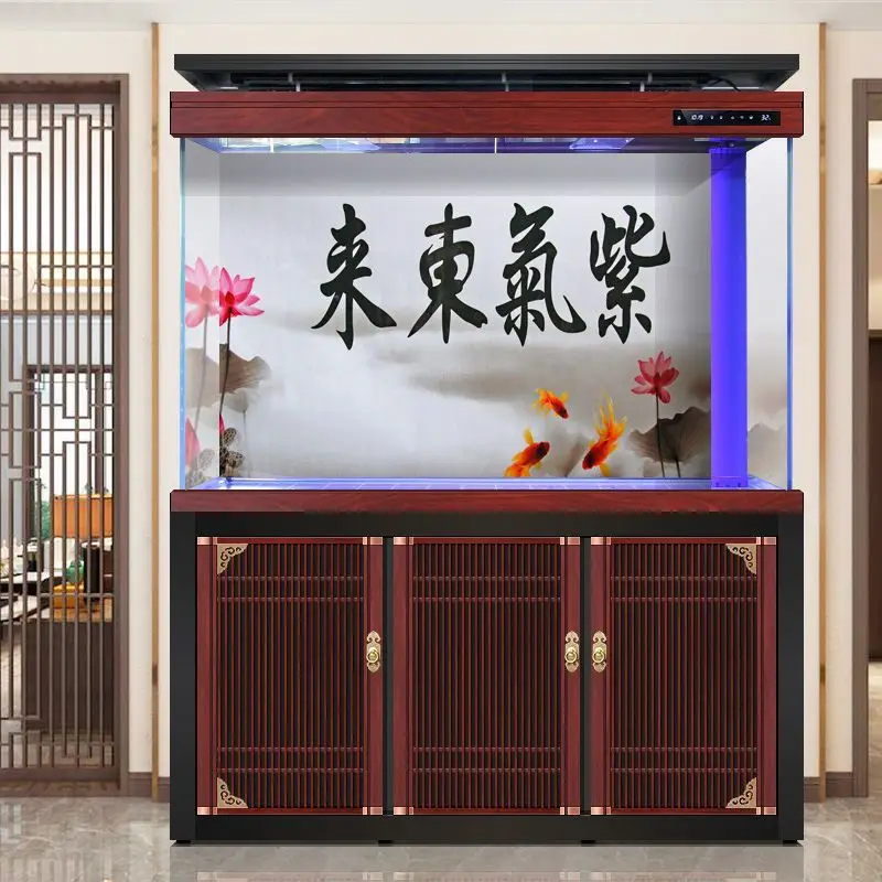 Ultra-white dragon fish tank partition cabinet, living room aquarium floor-to-ceiling household large and medium-sized water-
Ultra-white dragon fish tank partition cabinet, living room aquarium floor-to-ceiling household large and medium-sized water-