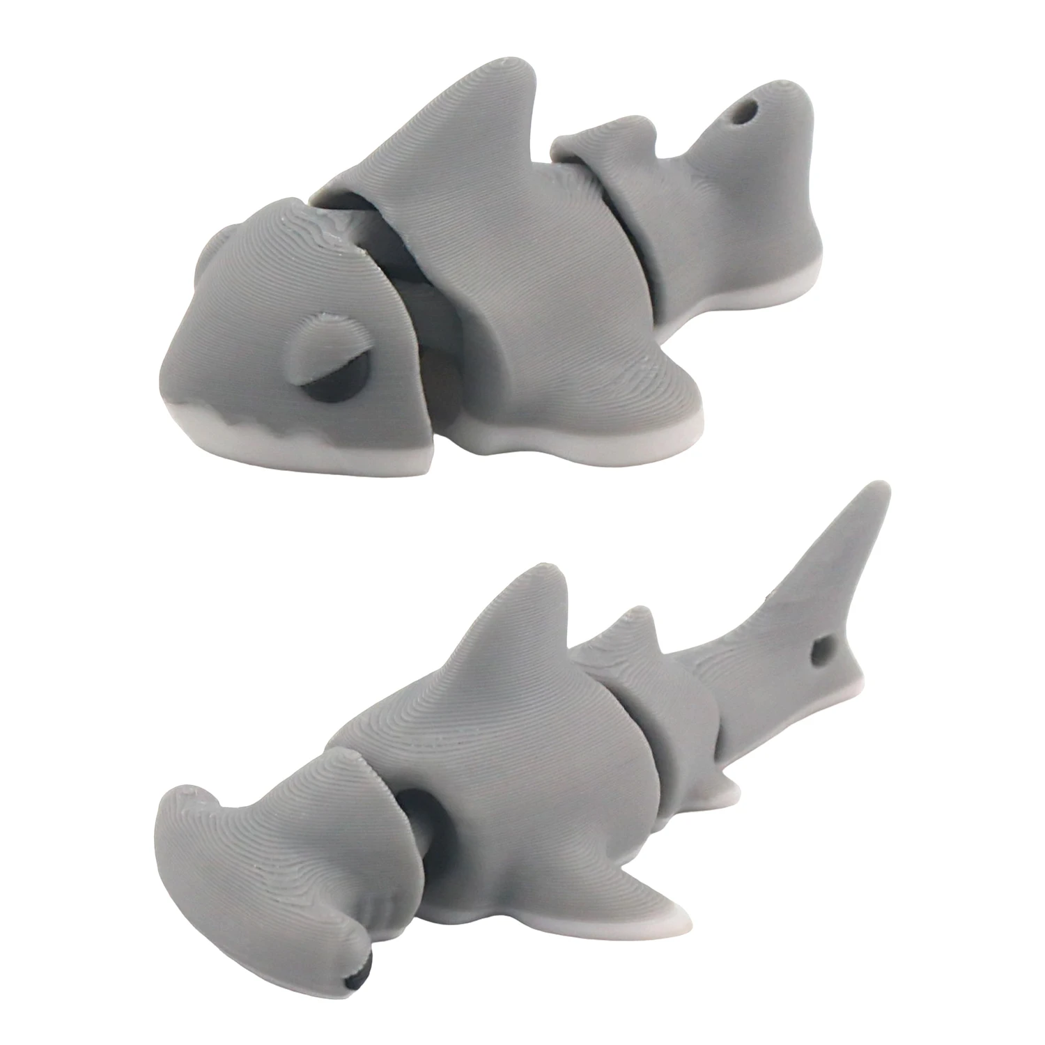 3D printed mini shark model, three-dimensional marine creature figurine, joints movable
3D printed mini shark model, three-dimensional marine creature figurine, joints movable