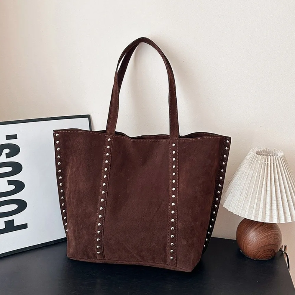 Versatile Retro Microfiber Shoulder Bags Large Capacity Solid Color Sequined Handbags Durable Tote Bag for Women
Versatile Retro Microfiber Shoulder Bags Large Capacity Solid Color Sequined Handbags Durable Tote Bag for Women