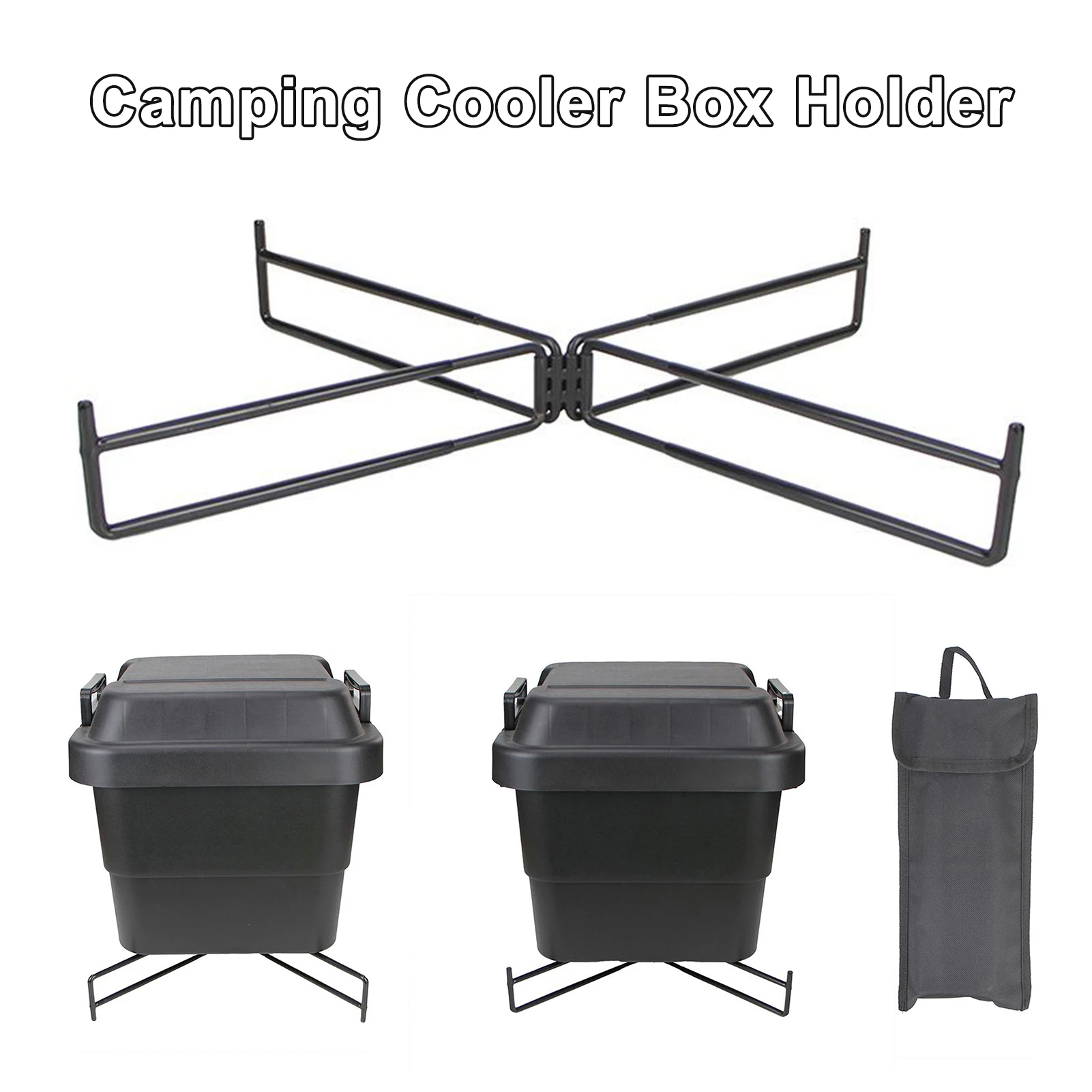 New Camping Folding Cooler Box Stand Ice Box Stand Shelf Iron Storage Box Container Holder Outdoor Camping Supplies
New Camping Folding Cooler Box Stand Ice Box Stand Shelf Iron Storage Box Container Holder Outdoor Camping Supplies
