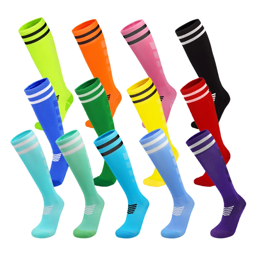 Soccer Socks for Kids Youth and Men Striped Long Tube Compression Knee High Thicken Cushion Adult Football Socks
Soccer Socks for Kids Youth and Men Striped Long Tube Compression Knee High Thicken Cushion Adult Football Socks
