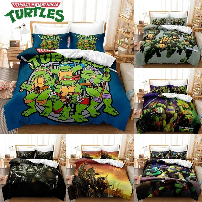 Anime Teenage Mutant Ninja Turtles Bedding Set Quilt Cover Pillowcase Cartoon Bed Bedroom Duvet Cover Decor Beddings Suit Gift
Anime Teenage Mutant Ninja Turtles Bedding Set Quilt Cover Pillowcase Cartoon Bed Bedroom Duvet Cover Decor Beddings Suit Gift
