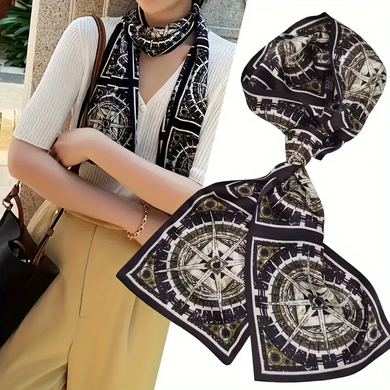 Women's Elegant Boho-Chic Long Narrow Scarf Versatile Decorative Accessory for Spring Summer and Fall Lightweight Hairbands
Women's Elegant Boho-Chic Long Narrow Scarf Versatile Decorative Accessory for Spring Summer and Fall Lightweight Hairbands