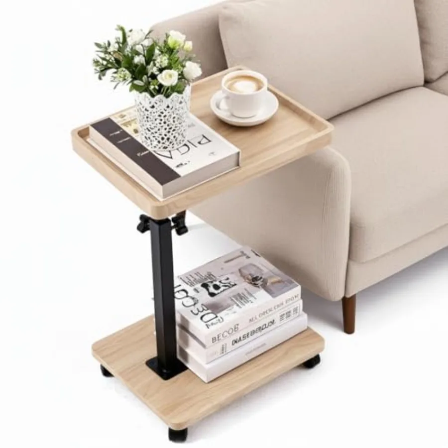 C Table End Table with Adjustable Height C-Shaped Side Table for Couch and Bed 360° Swivel TV Tray Table Slide-Under Sofa Table
C Table End Table with Adjustable Height C-Shaped Side Table for Couch and Bed 360° Swivel TV Tray Table Slide-Under Sofa Table