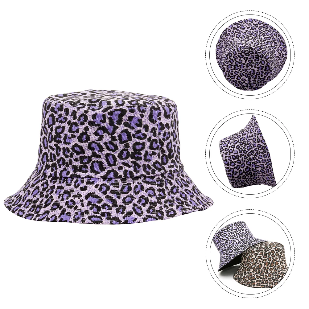 Fisherman's Hat Casual Bucket Leopard Hats Summer Sun Outdoor Visor Double Sided
Fisherman's Hat Casual Bucket Leopard Hats Summer Sun Outdoor Visor Double Sided