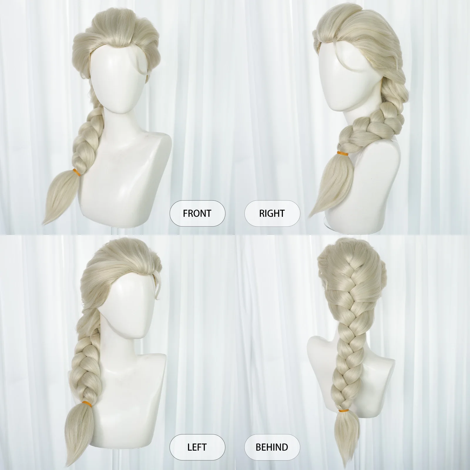 Frozen Light Gold Wave Anime Clothing Accessories Long Hair Princess Hairstyle Women's Adult Heat Resistant Chemical Fiber Cloth
Frozen Light Gold Wave Anime Clothing Accessories Long Hair Princess Hairstyle Women's Adult Heat Resistant Chemical Fiber Cloth
