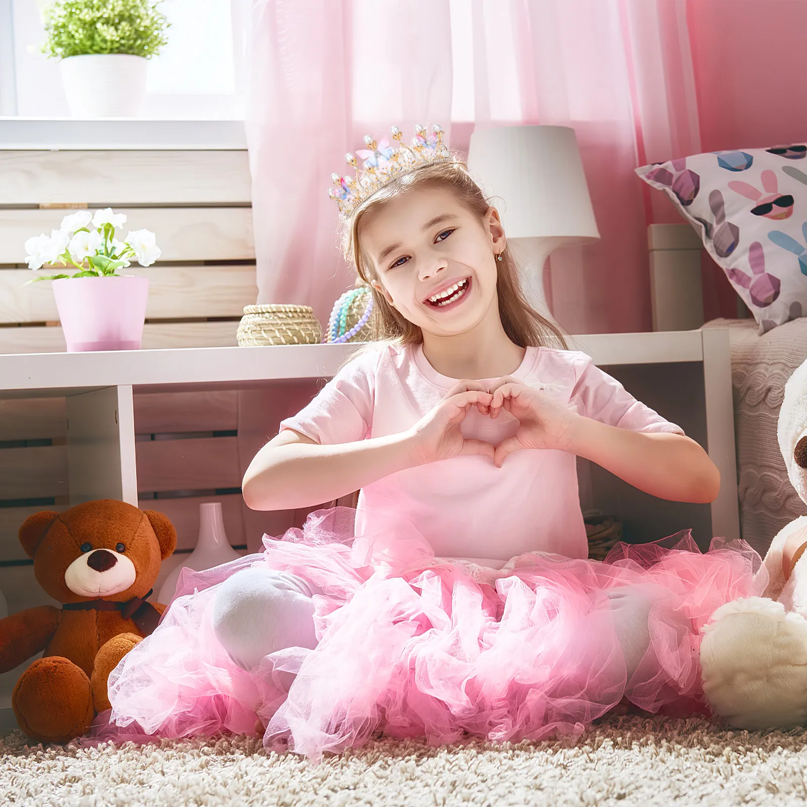 Butterfly Crown Hair Hoop for Comfortable Premium Material Adorable Birthday Party Shower Family Photo Fashion
Butterfly Crown Hair Hoop for Comfortable Premium Material Adorable Birthday Party Shower Family Photo Fashion