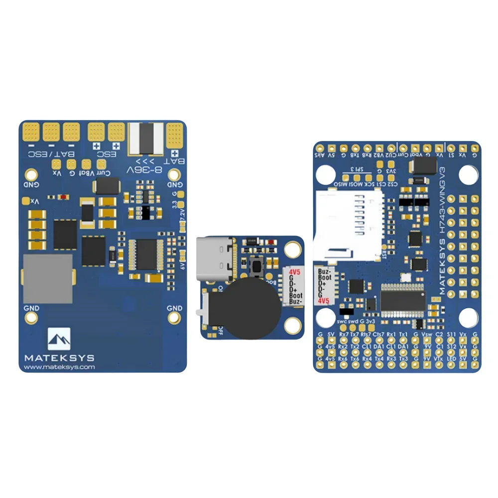 New H743-WING V3 SLIM V3 FC ArduPilot INAV 3-8S Mini Flight Controller for RC Multirotor Fixed-Wing FPV
New H743-WING V3 SLIM V3 FC ArduPilot INAV 3-8S Mini Flight Controller for RC Multirotor Fixed-Wing FPV