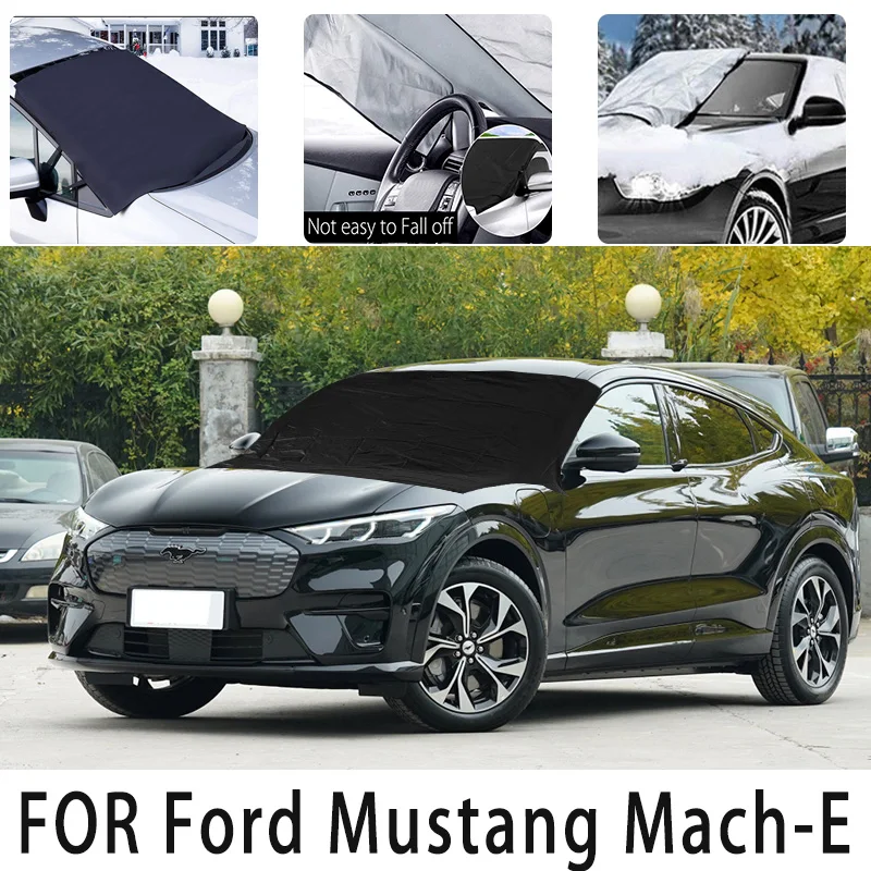 Car snow cover frontcover for Ford Mustang Mustang Mach-E insulation sunshade Antifreeze wind Frost prevention car accessories
Car snow cover frontcover for Ford Mustang Mustang Mach-E insulation sunshade Antifreeze wind Frost prevention car accessories