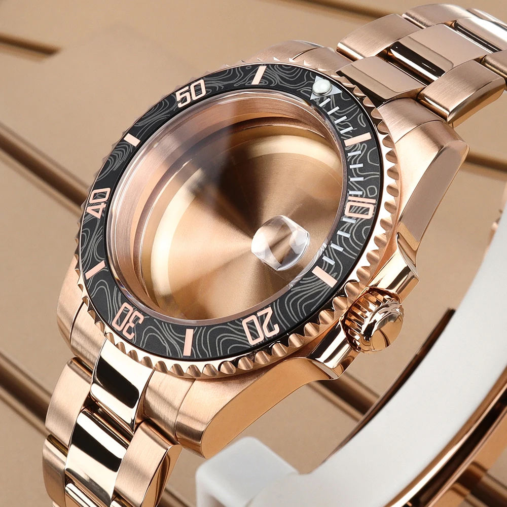 40mm 20bar Watch Case Sapphire 120 Click Bezel For Yacht SUB NH35 NH36 NH34 Miyota8215 ETA2824 Watch Accessories Oyster Bracelet
40mm 20bar Watch Case Sapphire 120 Click Bezel For Yacht SUB NH35 NH36 NH34 Miyota8215 ETA2824 Watch Accessories Oyster Bracelet