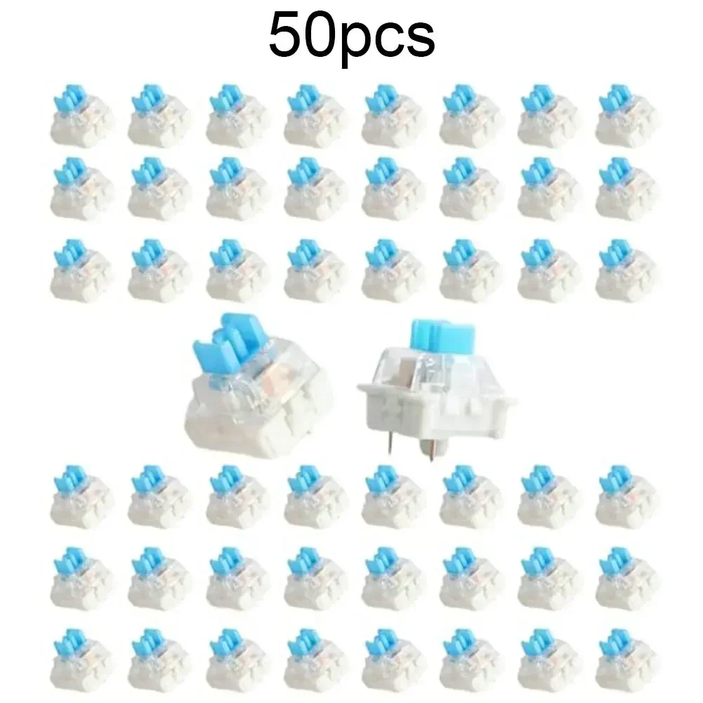 50 Pieces Mechanical Keyboard Tactile Switch Replacement 3 Pin With Pre Lubrication And Construction For Long Term Use
50 Pieces Mechanical Keyboard Tactile Switch Replacement 3 Pin With Pre Lubrication And Construction For Long Term Use