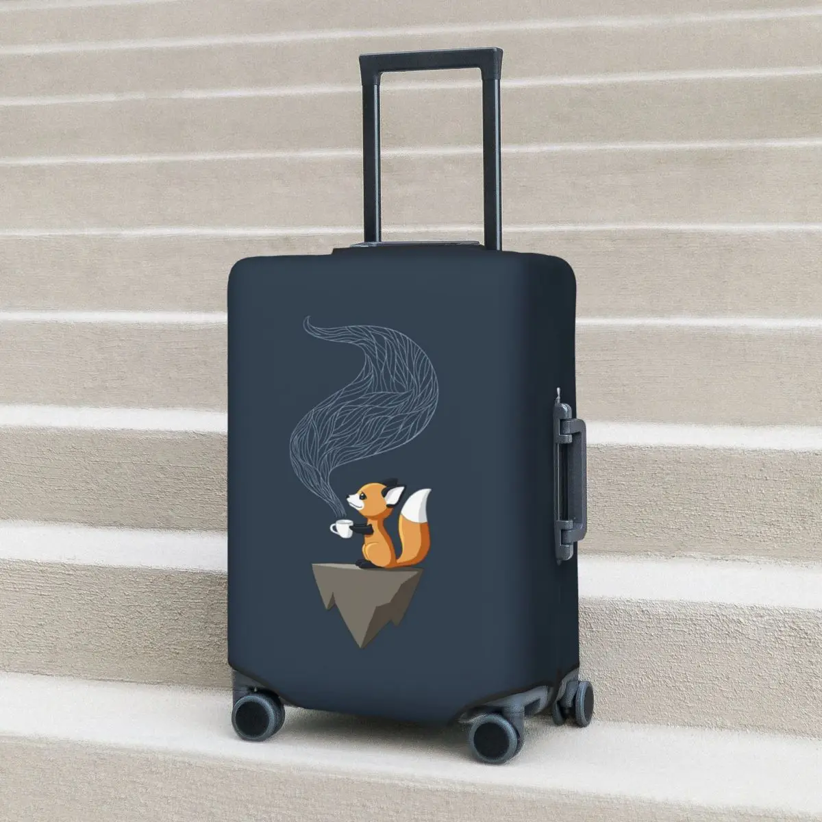 Fox Tea Suitcase Cover Protection Elastic Travel Luggage Protector Covers for 18-32 Inch
Fox Tea Suitcase Cover Protection Elastic Travel Luggage Protector Covers for 18-32 Inch