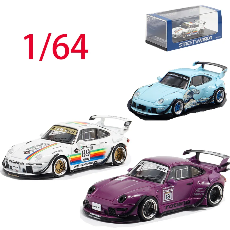 SW литой под давлением масштаб 1/64 Porsche RWB 993 Rotana гоночная трасса, модель автомобиля из сплава, игрушки для мальчиков, подарок 
SW литой под давлением масштаб 1/64 Porsche RWB 993 Rotana гоночная трасса, модель автомобиля из сплава, игрушки для мальчиков, подарок