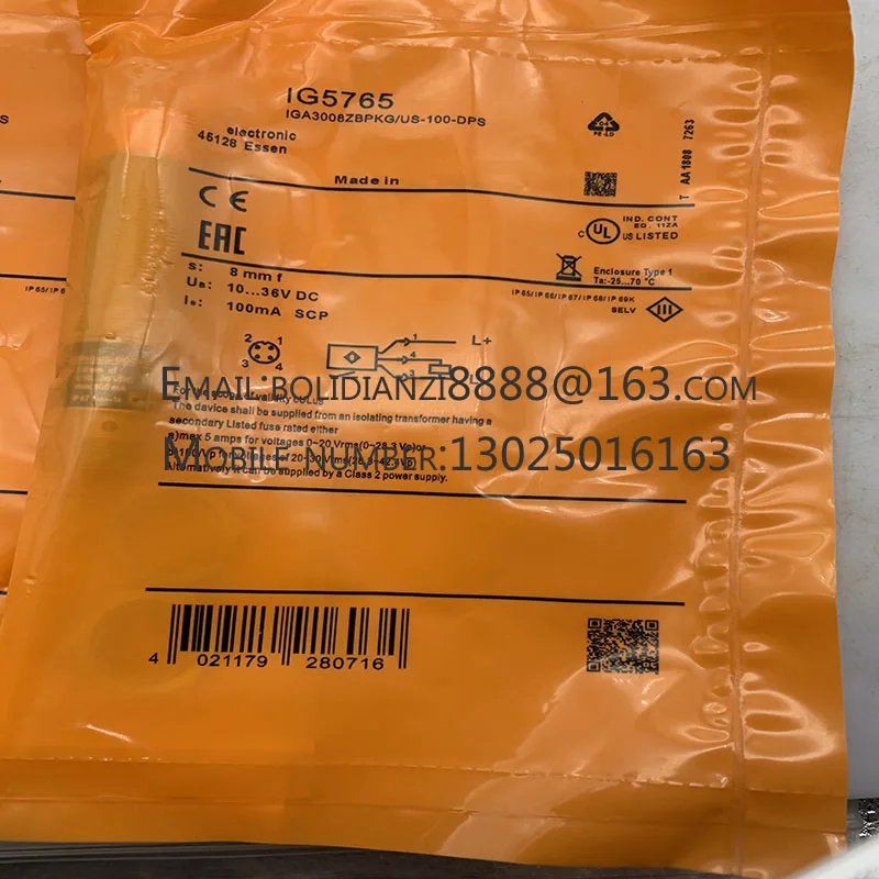 The brand-new original sensor IG5716 IGC2005-ARKG/UP warranty for one year in stock
The brand-new original sensor IG5716 IGC2005-ARKG/UP warranty for one year in stock