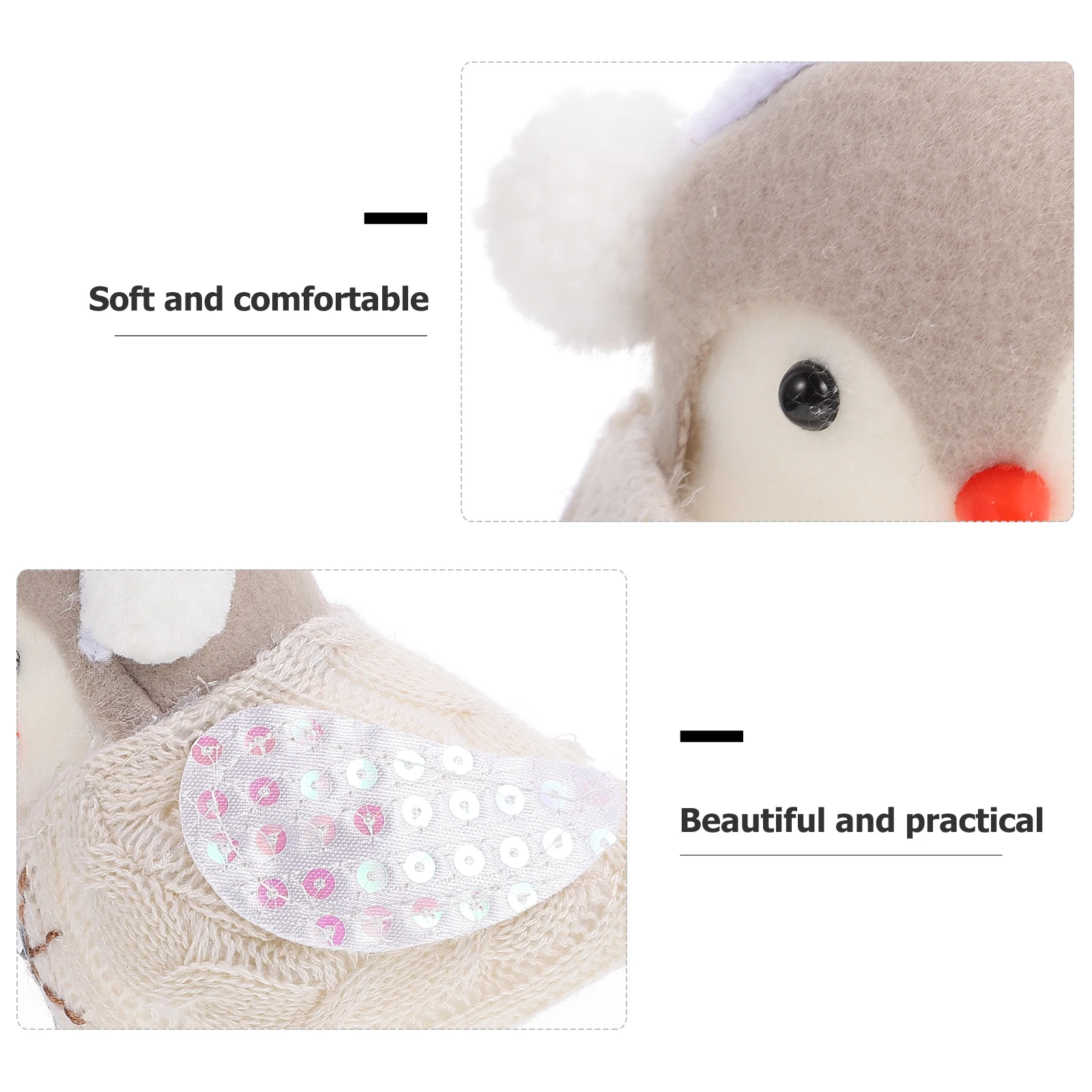 Christmas Bird Decor Adorable nament Home Supply Xmas Table Decoration Festive Gift Family Friends Simulated Artwork Details 
Christmas Bird Decor Adorable nament Home Supply Xmas Table Decoration Festive Gift Family Friends Simulated Artwork Details