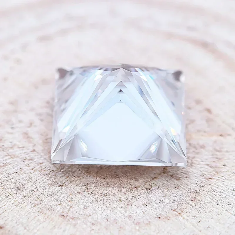 Moissanite Stone Super White D Color Princess Cut VVS1DIY Charms Ring Necklace Earrings Materials Extremely Shiny Quality 
Moissanite Stone Super White D Color Princess Cut VVS1DIY Charms Ring Necklace Earrings Materials Extremely Shiny Quality