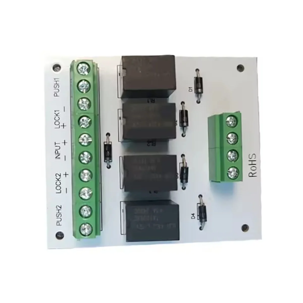 ABNJ Double Door Interlocking Relay Module for Door Interlock System Fail Safe Lock 69Lx60Wx15H(mm) for Egress Control
ABNJ Double Door Interlocking Relay Module for Door Interlock System Fail Safe Lock 69Lx60Wx15H(mm) for Egress Control