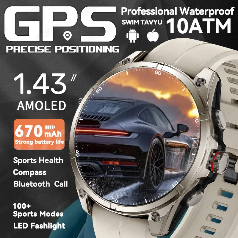 2025 NEW For XIAOMI GPS Smart Watch For Men Smartwatch Compass Altimeter Barometric 10ATM IP69K Waterproof AMOLED Mens Bracelet
2025 NEW For XIAOMI GPS Smart Watch For Men Smartwatch Compass Altimeter Barometric 10ATM IP69K Waterproof AMOLED Mens Bracelet