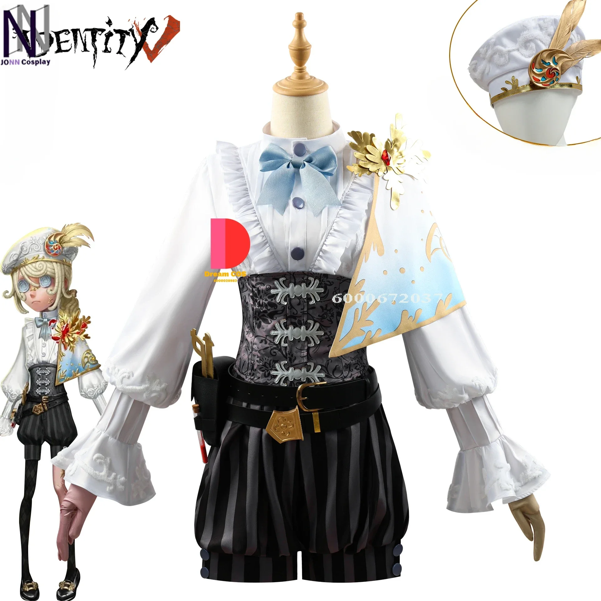 Identity V Game Survivor Painter Cosplay Costumes Edgar Valden Golden Ratio Shirt Pumpkin Pants Set Women Man Halloween Women
Identity V Game Survivor Painter Cosplay Costumes Edgar Valden Golden Ratio Shirt Pumpkin Pants Set Women Man Halloween Women