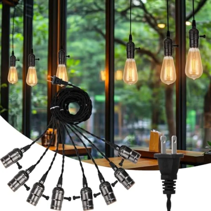 Pcs Vintage Pendant Light Light Cord Kit Switches DIY Bulb Socket Cord for E E7 Lamp Socket Lantern Bedroom Living Room Decor B
Pcs Vintage Pendant Light Light Cord Kit Switches DIY Bulb Socket Cord for E E7 Lamp Socket Lantern Bedroom Living Room Decor B