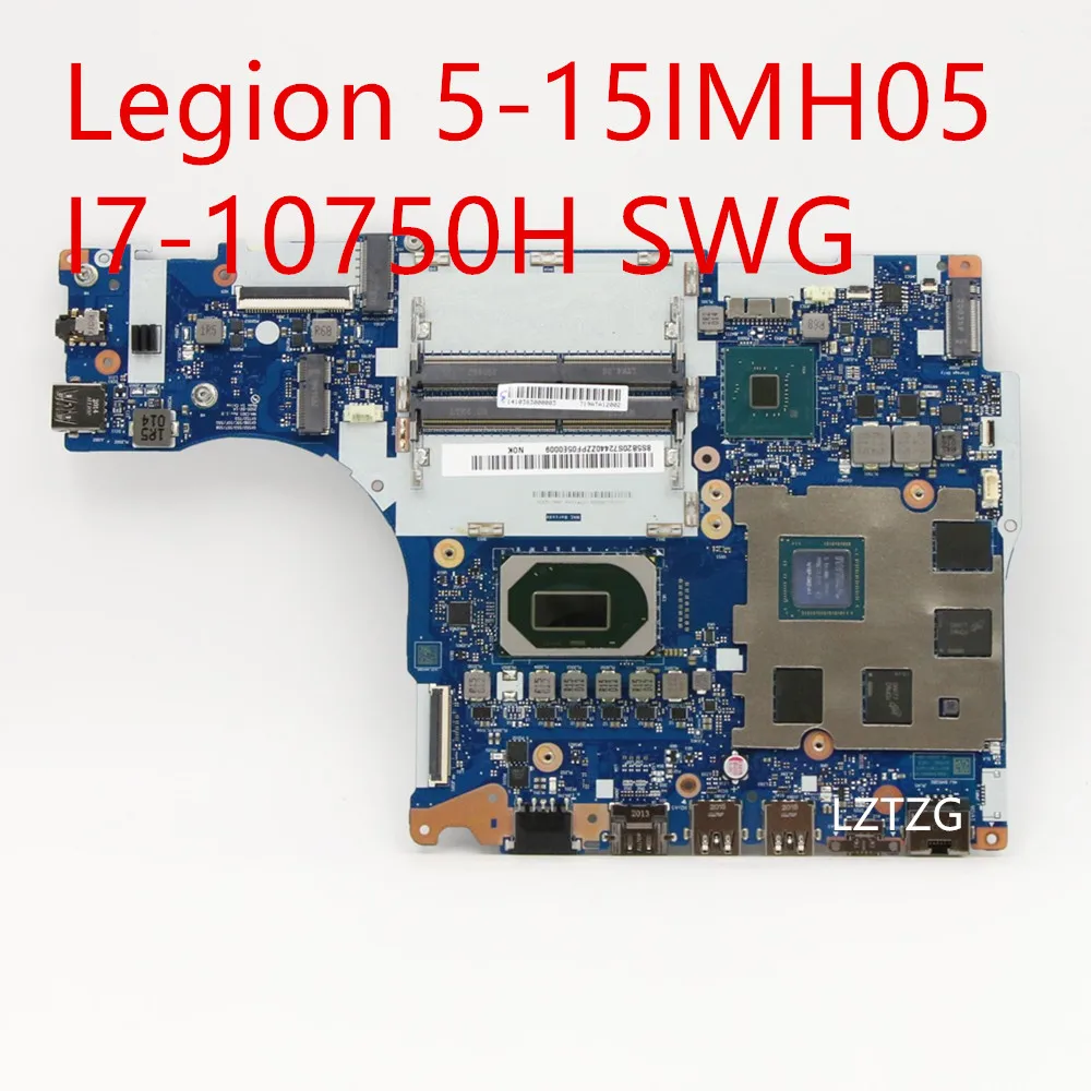 Материнская плата для ноутбука Lenovo Legion 5-15IMH05, системная плата I7-10750H GTX 1650Ti 5B20S72440
Материнская плата для ноутбука Lenovo Legion 5-15IMH05, системная плата I7-10750H GTX 1650Ti 5B20S72440