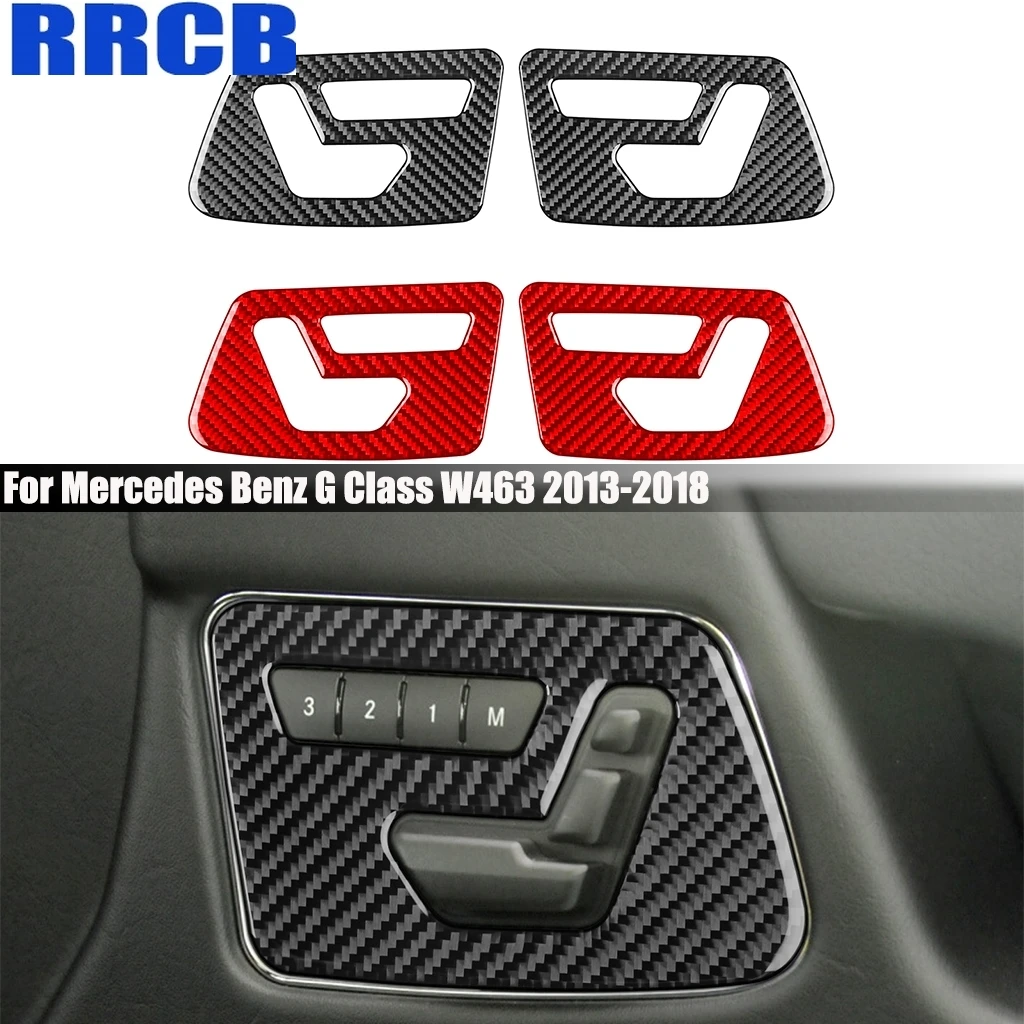 Carbon Fiber Car Accessories Seat Adjustment Decorative Interior Trim Cover Sticker For Mercedes Benz G Class W463 2013-2018
Carbon Fiber Car Accessories Seat Adjustment Decorative Interior Trim Cover Sticker For Mercedes Benz G Class W463 2013-2018