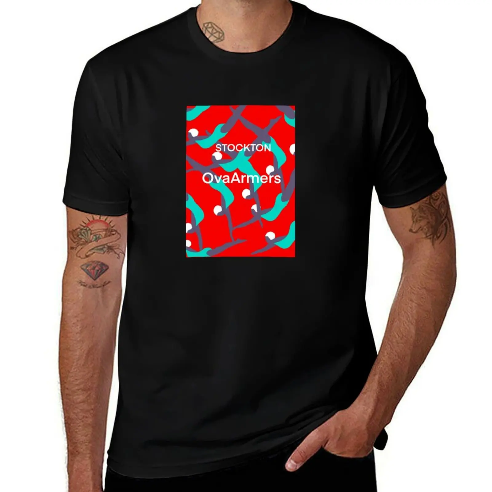 Stockton OvaArmers kit T-Shirt vintage graphic tee oversizeds tops quick drying Men's t shirts
Stockton OvaArmers kit T-Shirt vintage graphic tee oversizeds tops quick drying Men's t shirts