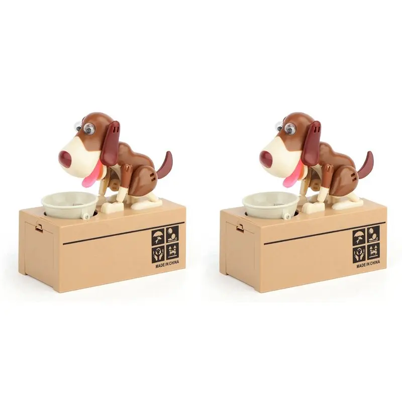 【BRILLIANT 】2X Cute Dog Coin Piggy Bank-An Ideal Christmasgift For Children, Encouraging Saving With Interesting Mechanical Exer
【BRILLIANT 】2X Cute Dog Coin Piggy Bank-An Ideal Christmasgift For Children, Encouraging Saving With Interesting Mechanical Exer