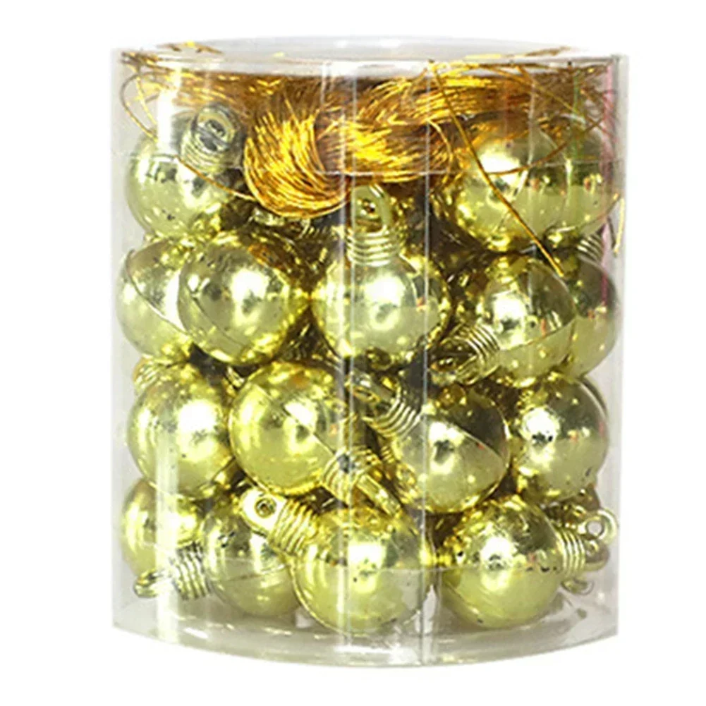48PCS Plastic BAUBLES CHRISTMAS BALLS TREE DECORATIONS DECORATION GLITTER 1.5cm Festive Party Supplies
48PCS Plastic BAUBLES CHRISTMAS BALLS TREE DECORATIONS DECORATION GLITTER 1.5cm Festive Party Supplies
