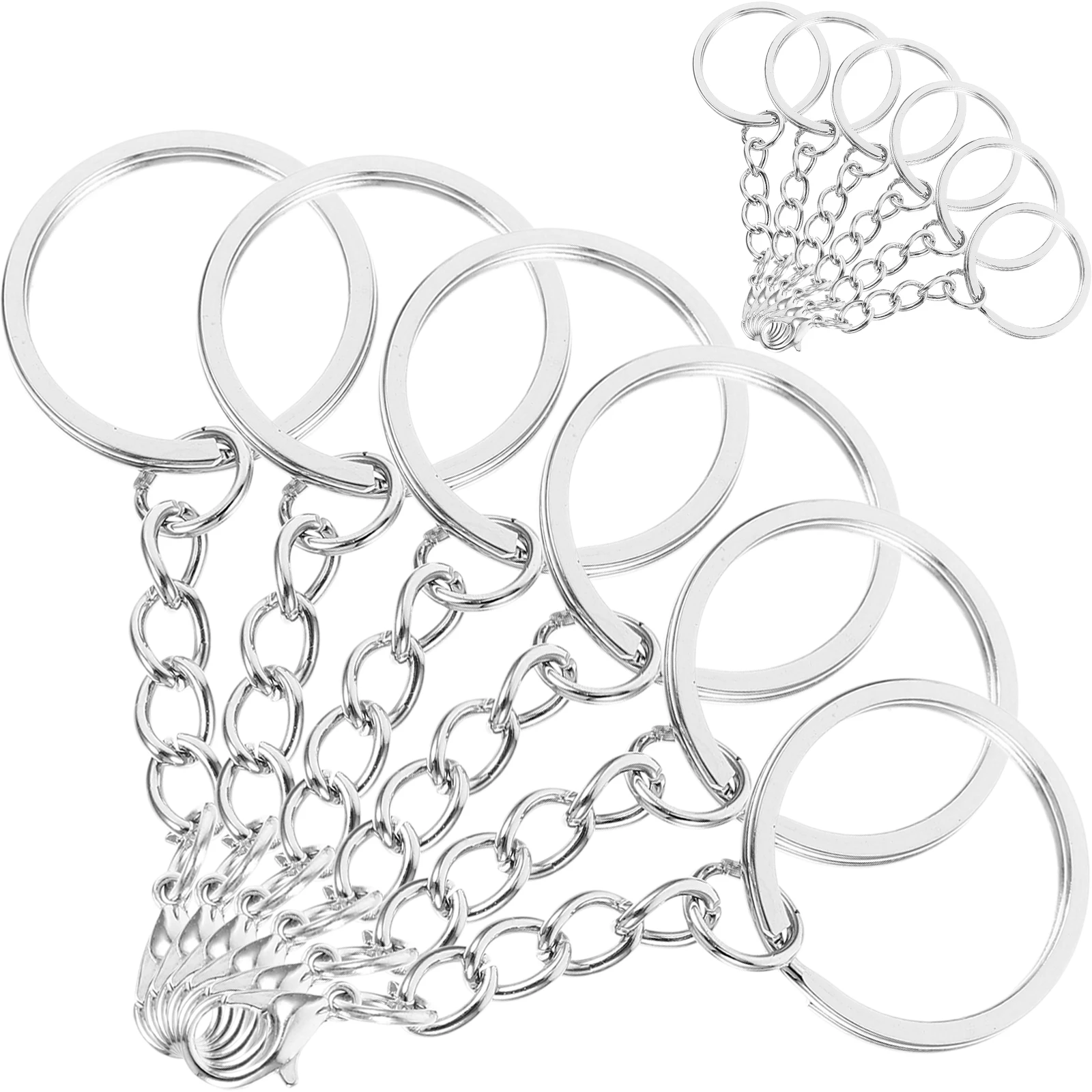 100pcs Keychain Clips 25mm Flat Metal Key Rings for Women Men Jewelry Keychains Lightweight Strong Toughness Outdoor Use
100pcs Keychain Clips 25mm Flat Metal Key Rings for Women Men Jewelry Keychains Lightweight Strong Toughness Outdoor Use