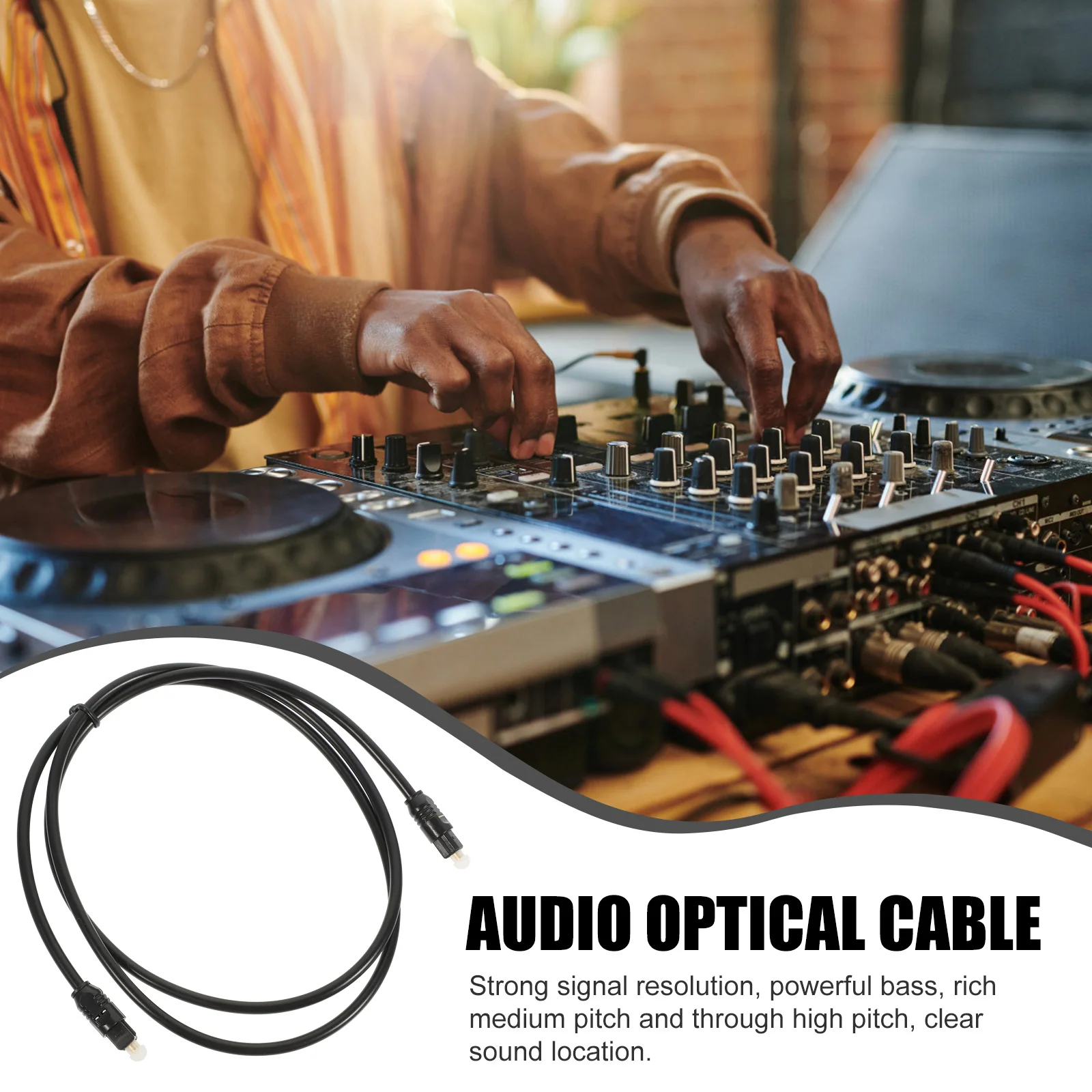 2pcs Optical Audio Cable 1M Male To Male Cable For Sound Bar 3.5Mm Digital Optical Audio 4Mm Wire
2pcs Optical Audio Cable 1M Male To Male Cable For Sound Bar 3.5Mm Digital Optical Audio 4Mm Wire