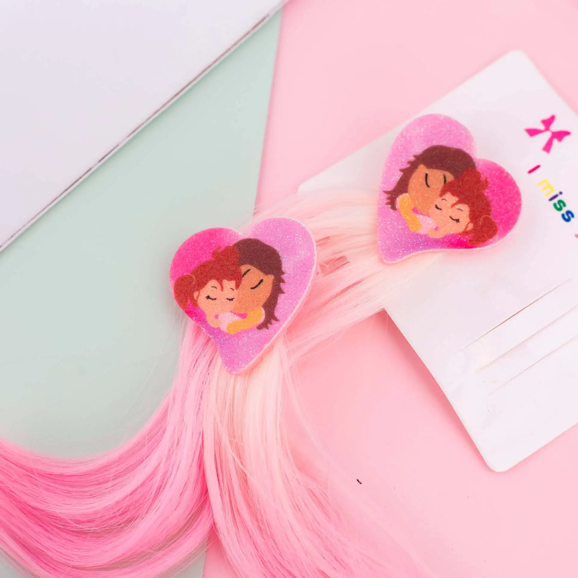 Children's Wigs Valentine's Day Love Curly Wigs Children's Hair Clips Korean Ins Cute Girls Children's Hair Accessories
Children's Wigs Valentine's Day Love Curly Wigs Children's Hair Clips Korean Ins Cute Girls Children's Hair Accessories