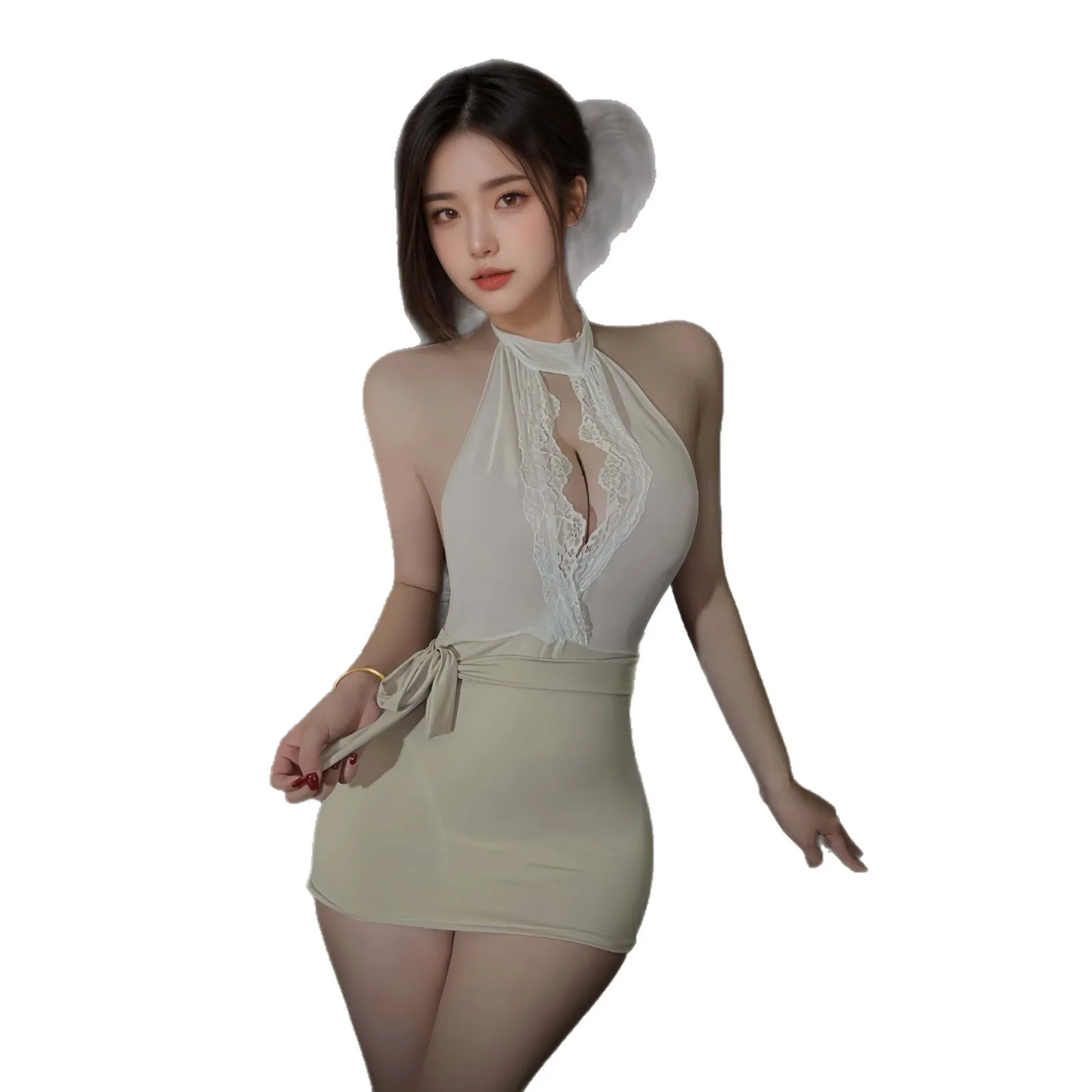 Plus Size Sexy Dress Lace See-through Secretary Uniform Pure Desire Style Sexy Tight Hot Bodycon Skirt Off-the-shoulder TEM5
Plus Size Sexy Dress Lace See-through Secretary Uniform Pure Desire Style Sexy Tight Hot Bodycon Skirt Off-the-shoulder TEM5