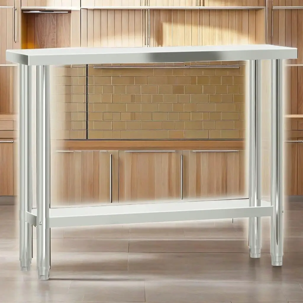 Stainless Steel Kitchen Work Table 43.3x11.8x33.5 - Durable and Stylish Cooking Station
Stainless Steel Kitchen Work Table 43.3x11.8x33.5 - Durable and Stylish Cooking Station