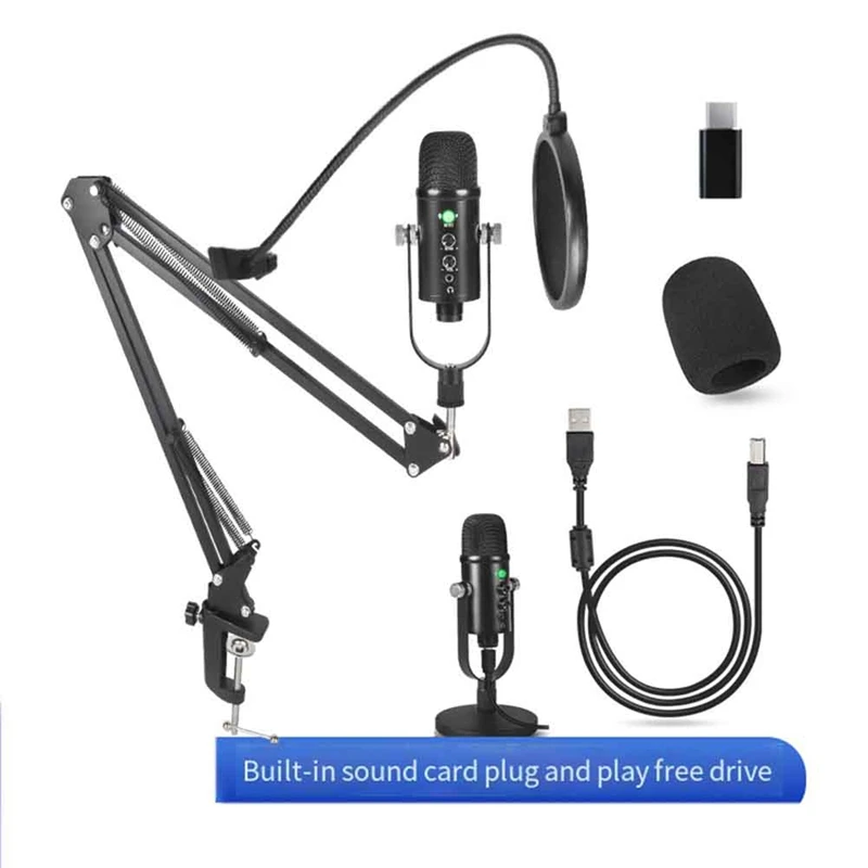 Y67A-USB Microphone Professional Plug Play Studio Microphone With Stand For Gaming Online Chatting Videos Voice Streaming
Y67A-USB Microphone Professional Plug Play Studio Microphone With Stand For Gaming Online Chatting Videos Voice Streaming