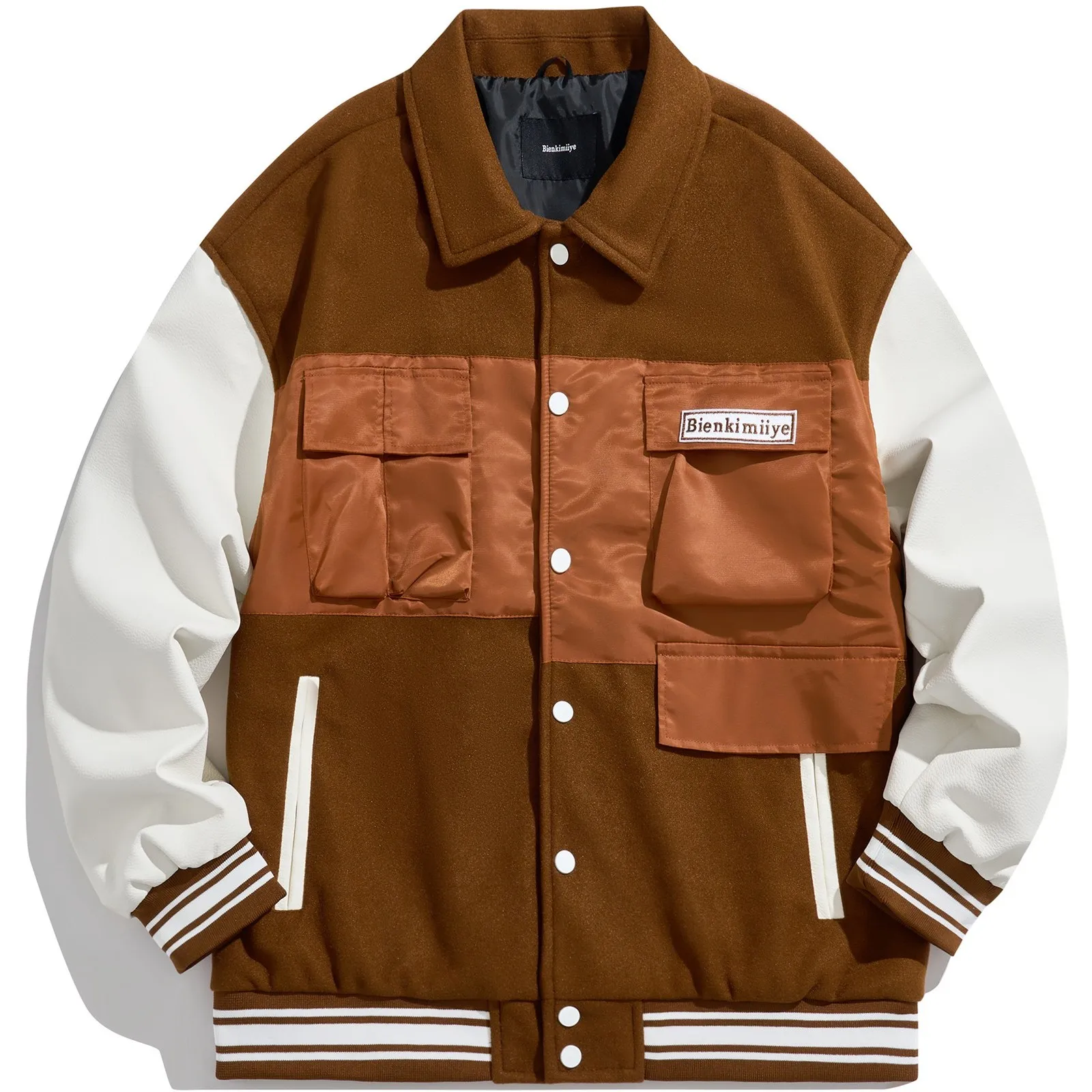 Bound 2025 Autumn New Outdoor Sports Baseball Jaet ex Long Sve High Collar Polyester Fiber Baseball orm
Bound 2025 Autumn New Outdoor Sports Baseball Jaet ex Long Sve High Collar Polyester Fiber Baseball orm