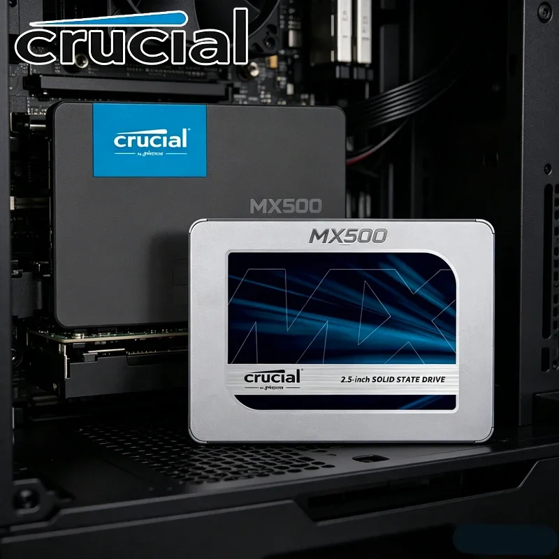 Crucial MX500 BX500 240G 500GB 1TB 2TB 2.5 Inch SATA SSD,3D NAND High Speed Internal Solid State Drive for Laptop & Desktop PC
Crucial MX500 BX500 240G 500GB 1TB 2TB 2.5 Inch SATA SSD,3D NAND High Speed Internal Solid State Drive for Laptop & Desktop PC