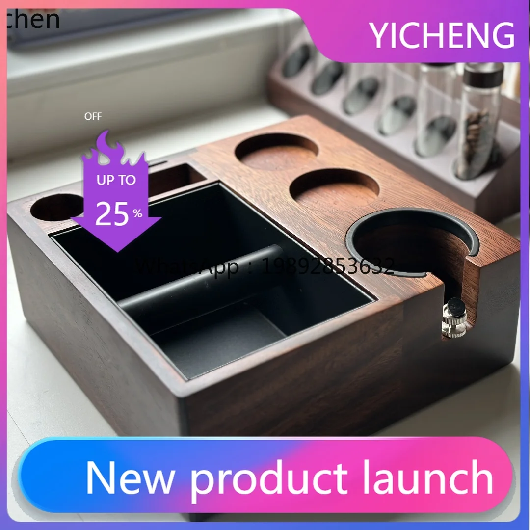 0 Multifunctional Coffee Grounds Knock Box Solid Wood Press Powder Base Handle Stand Storage
0 Multifunctional Coffee Grounds Knock Box Solid Wood Press Powder Base Handle Stand Storage