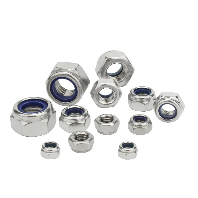 2/5/10/25pcs M3 M4 M5 M6 M8 M10 M12 M16 Nylon Lock Nut 304 Stainless Steel Hex Lock Nut Self-locking Nut Nylon Non-slip Nut
2/5/10/25pcs M3 M4 M5 M6 M8 M10 M12 M16 Nylon Lock Nut 304 Stainless Steel Hex Lock Nut Self-locking Nut Nylon Non-slip Nut