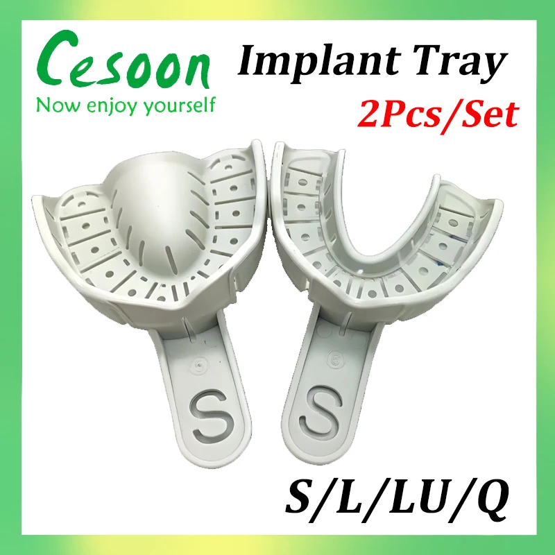 2Pcs/Set Dental Impression Holder Trays Gray Dentist Supplies Removable Autoclavable Teeth Orthodontic Material Dentistry Tools
2Pcs/Set Dental Impression Holder Trays Gray Dentist Supplies Removable Autoclavable Teeth Orthodontic Material Dentistry Tools