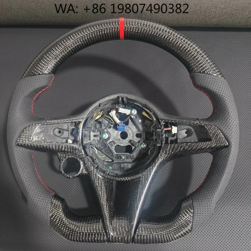 Non-slip LED Display Carbon Fiber Steering Wheel Custom Sport With Adjustable Stitch Color For Auto
Non-slip LED Display Carbon Fiber Steering Wheel Custom Sport With Adjustable Stitch Color For Auto