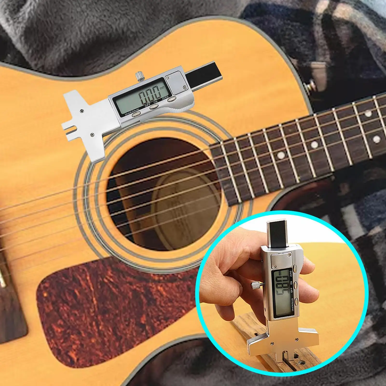 Guitar String Distance Ruler Measurement Accurately Portable Ruler Measuring Tool for Guitar Instrument Professional Luthiers
Guitar String Distance Ruler Measurement Accurately Portable Ruler Measuring Tool for Guitar Instrument Professional Luthiers