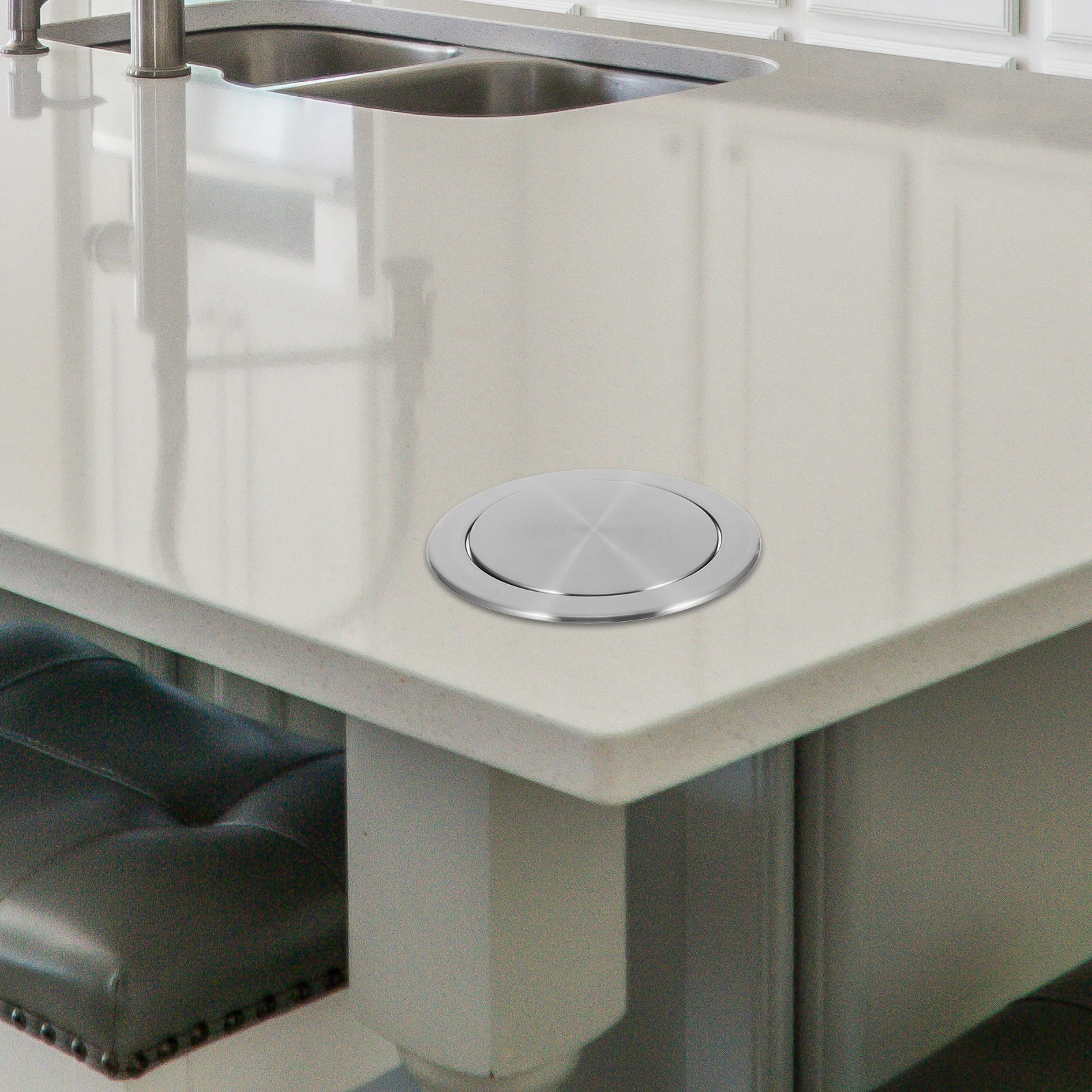 1pc Stainless Steel Trash Can Lid 430 Top Kitchen Bathroom Home Waste Bin Flap Garbage Container
1pc Stainless Steel Trash Can Lid 430 Top Kitchen Bathroom Home Waste Bin Flap Garbage Container