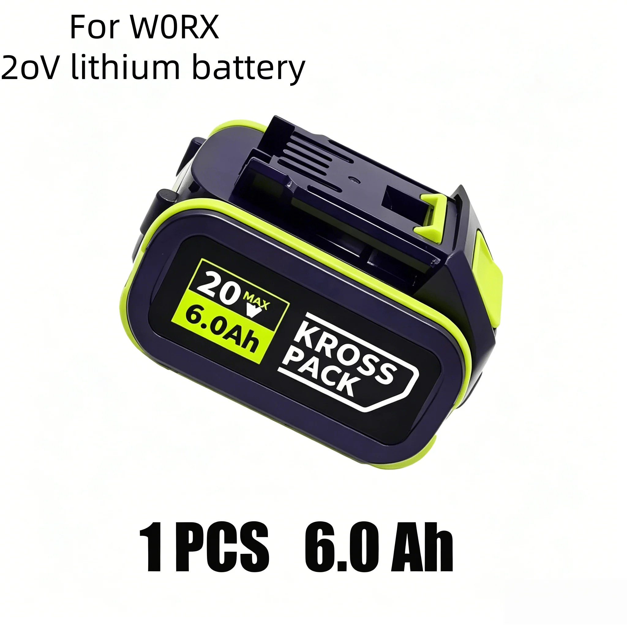 20V 6.0Ah 5pin Lithium Battery Pack for Worx WA3578 WA3520 WA3525 WA3579 Power Share Accessories power tools battery
20V 6.0Ah 5pin Lithium Battery Pack for Worx WA3578 WA3520 WA3525 WA3579 Power Share Accessories power tools battery